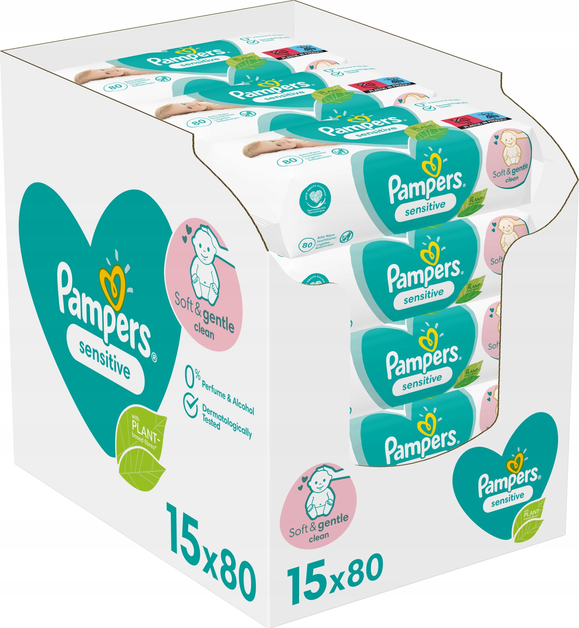 pampers sensitive chusteczki allegro