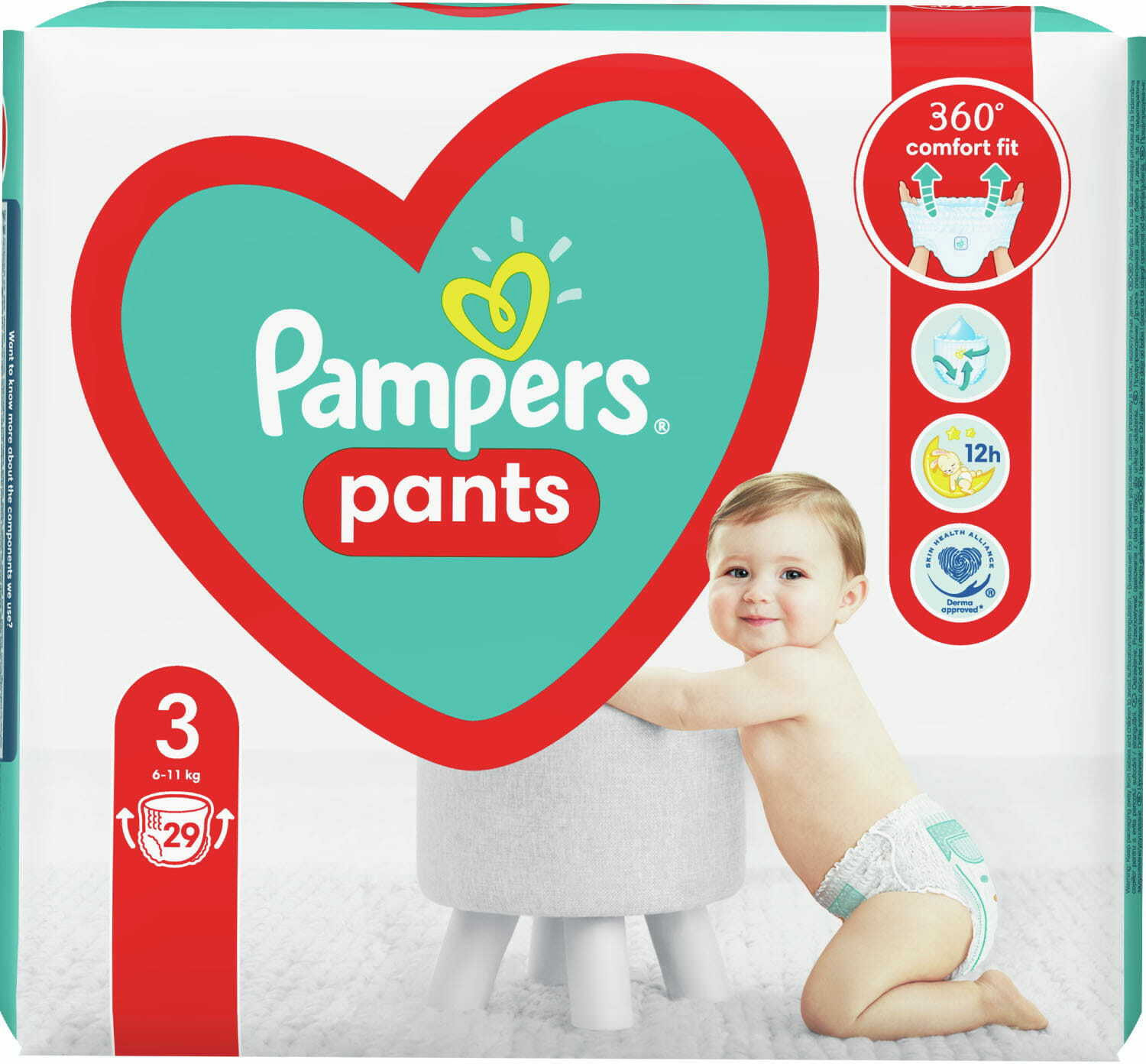 pampers pants pieluchomajtki 3 midi