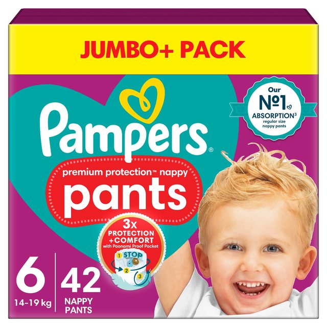 pampers 6 42 szt