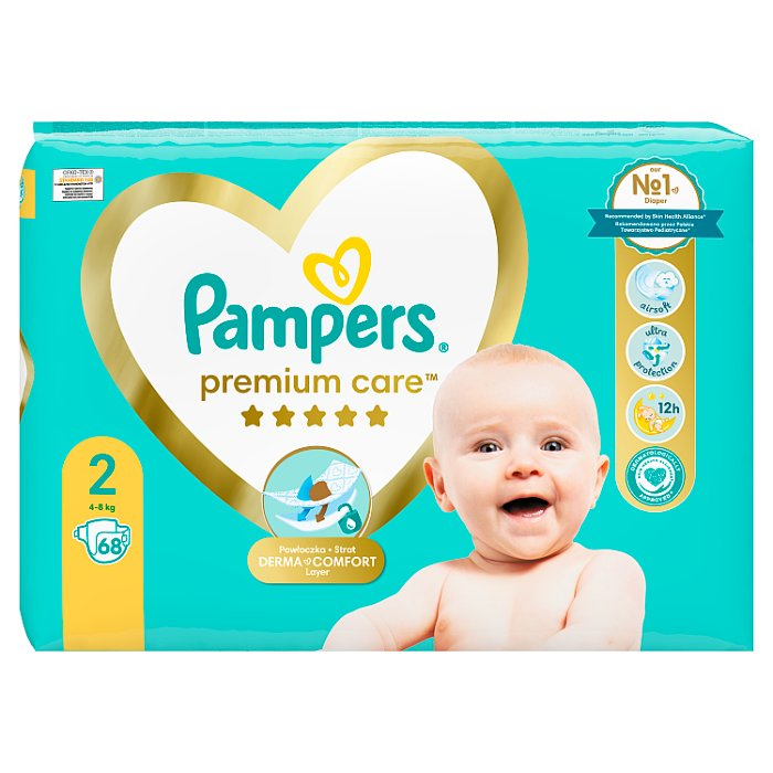 suchy pampers u noworodka