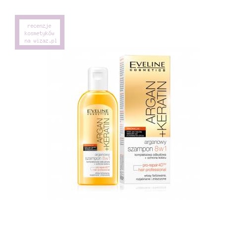 eveline cosmetics argan keratin szampon 8 w 1