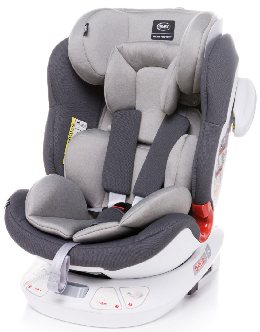 4Baby Space-Fix Czerwony Fotelik samochodowy dla dziecka 0-36kg