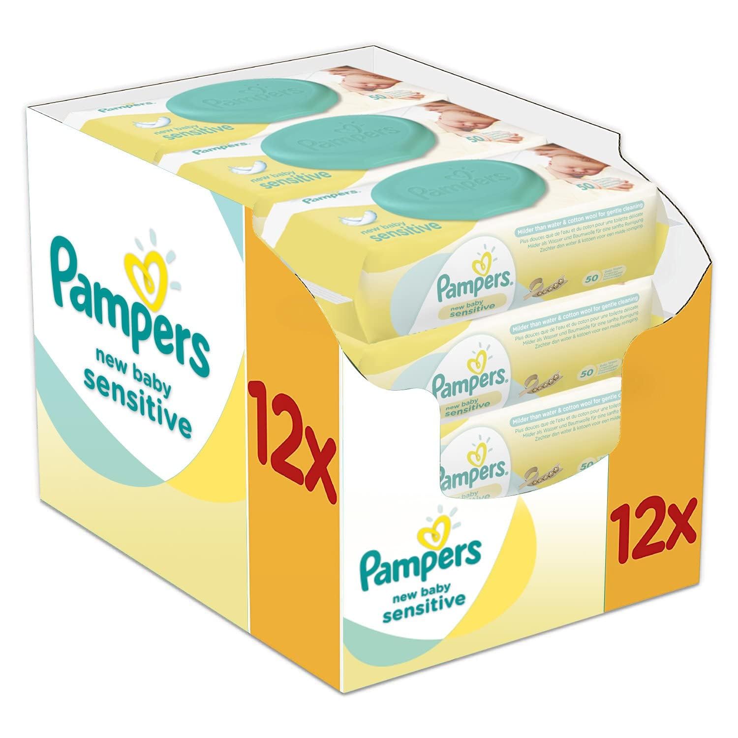 pampers chusteczki sensitive 12