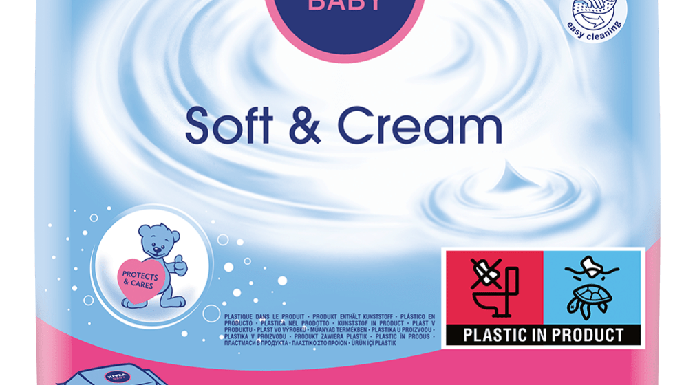 nivea baby chusteczki nawilżane soft & cream