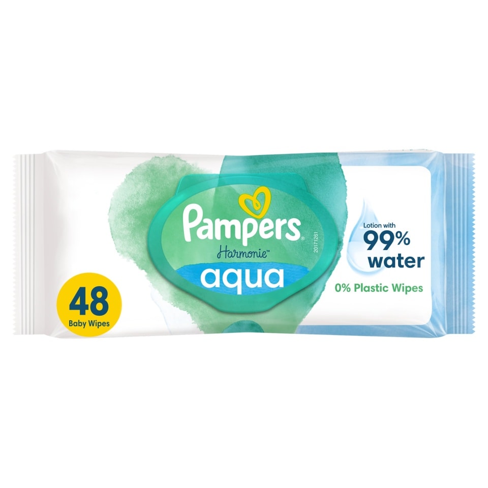 chusteczki pampers aqua pure tesco