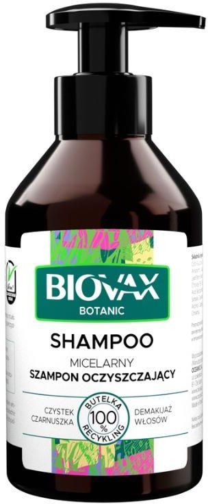 l biotica biovax botanic szampon micelarny oczyszczający do włosów