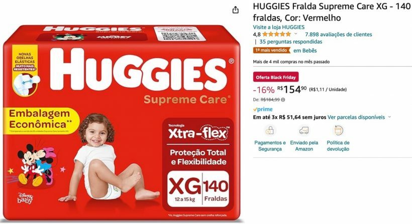 pampers black friday zakupy