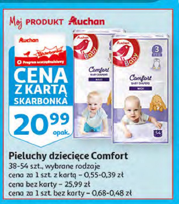 pieluchy z auchan