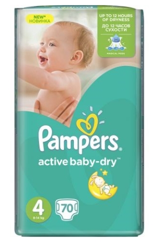 pampers active baby-dry pieluchy 4 maxi 8-14kg tesco