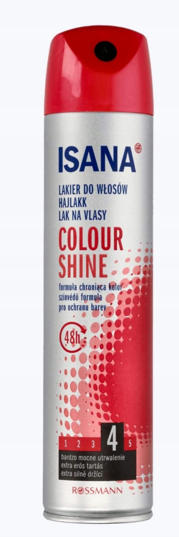 isana lakier do włosów color shine