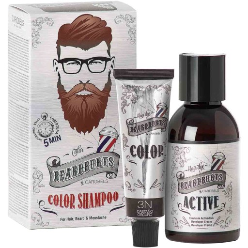 beardburys szampon koloryzujący do brody wąsów i włosów opinie