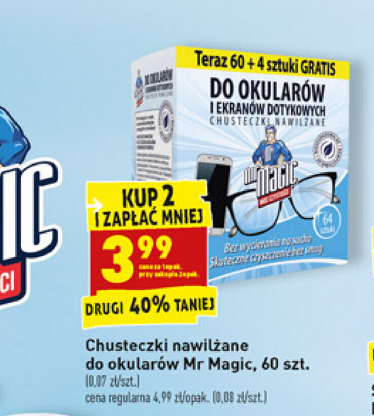 mr magic biedronka nawilżane chusteczki do butów