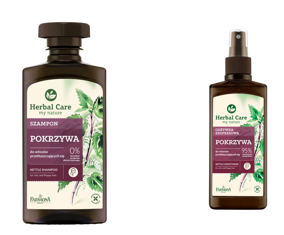 herbal care odżywka ekspresowa do włosów przetłuszczających się pokrzywa