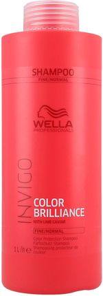 wella brilliance szampon do włosów farbowanych cienkich 1000ml