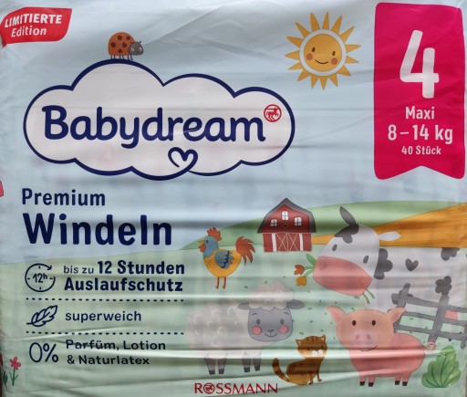 rossmann pieluchy babydream 1 cena