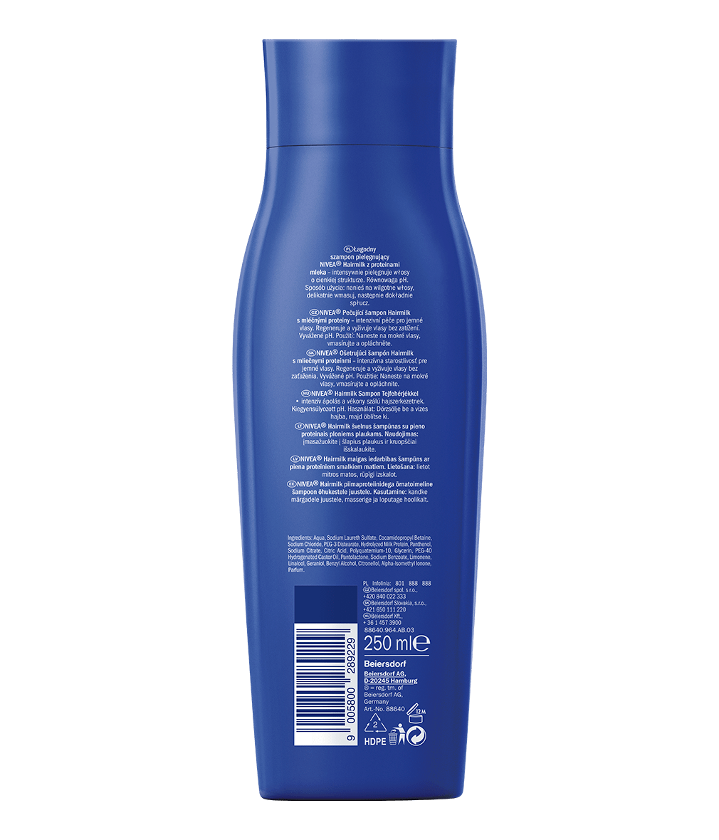 szampon nivea hairmilk włosy cienkie