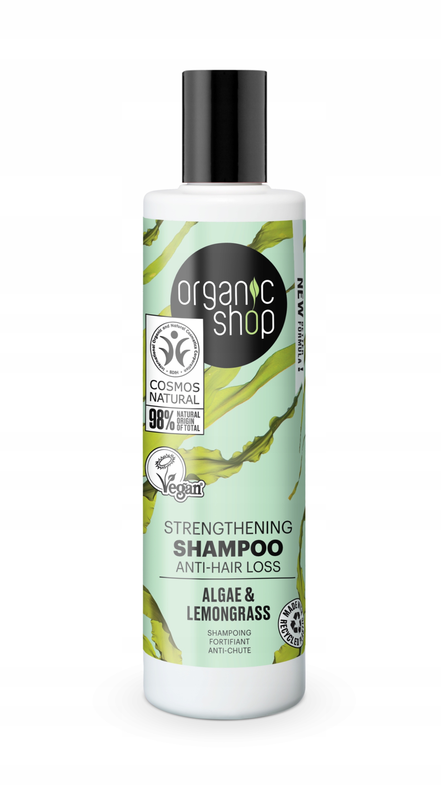 organic shop rewitalizujący szampon do włosów błękitna laguna