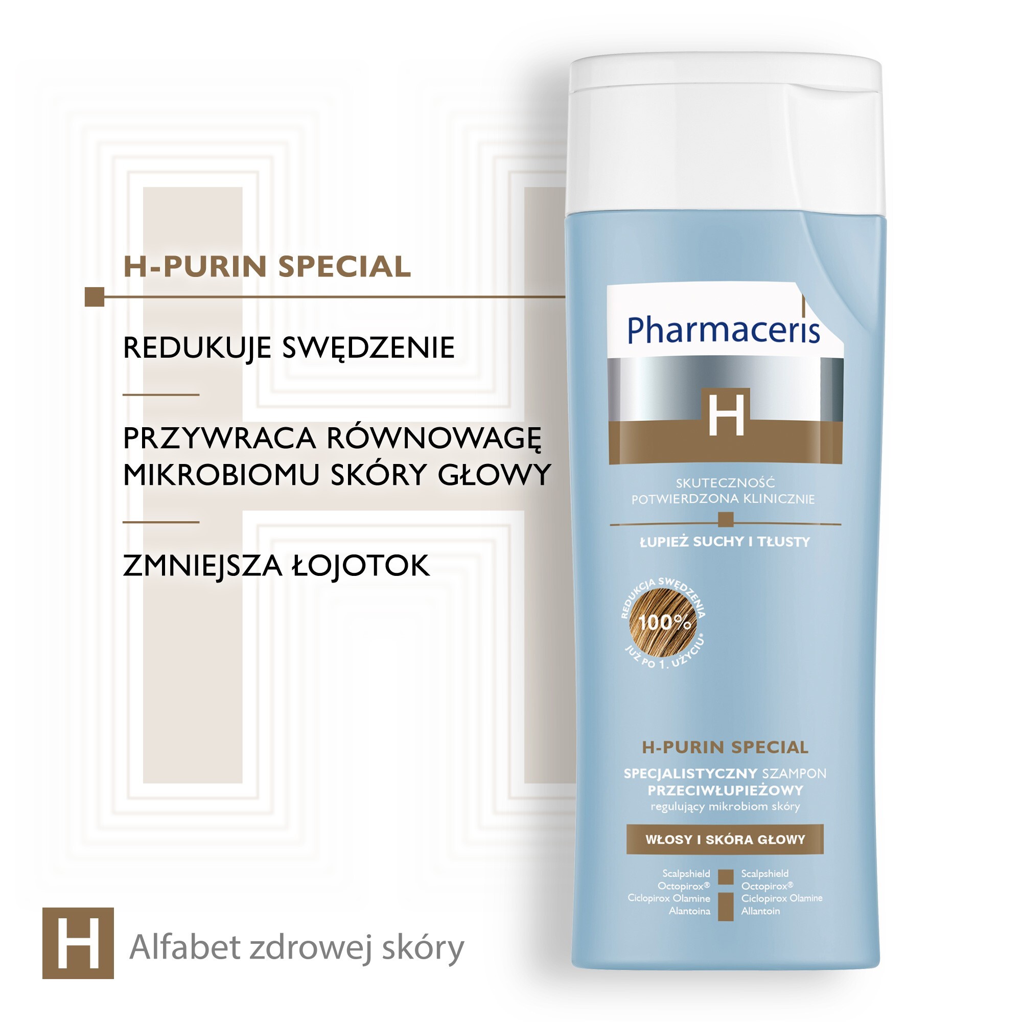 pharmaceris h purin szampon przeciwłupieżowy do skóry łojotokowej 250 ml