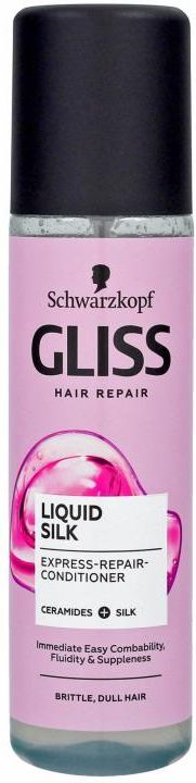 schwarzkopf gliss kur liquid silk odżywka ekspresowa do włosów spray