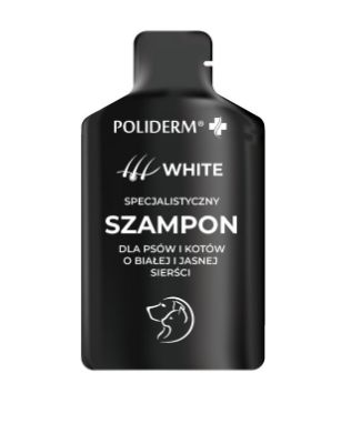 szampon dla psa white texture