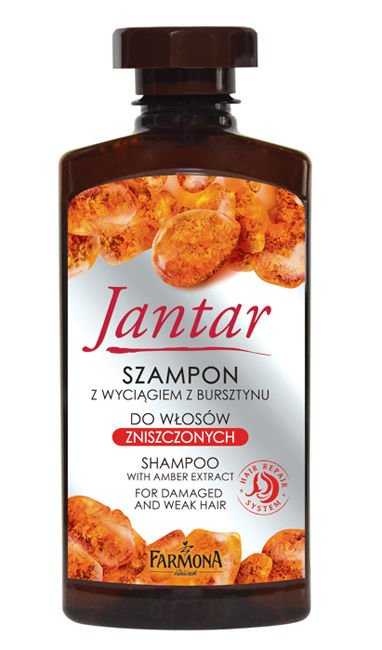 jantar do włosów szampon