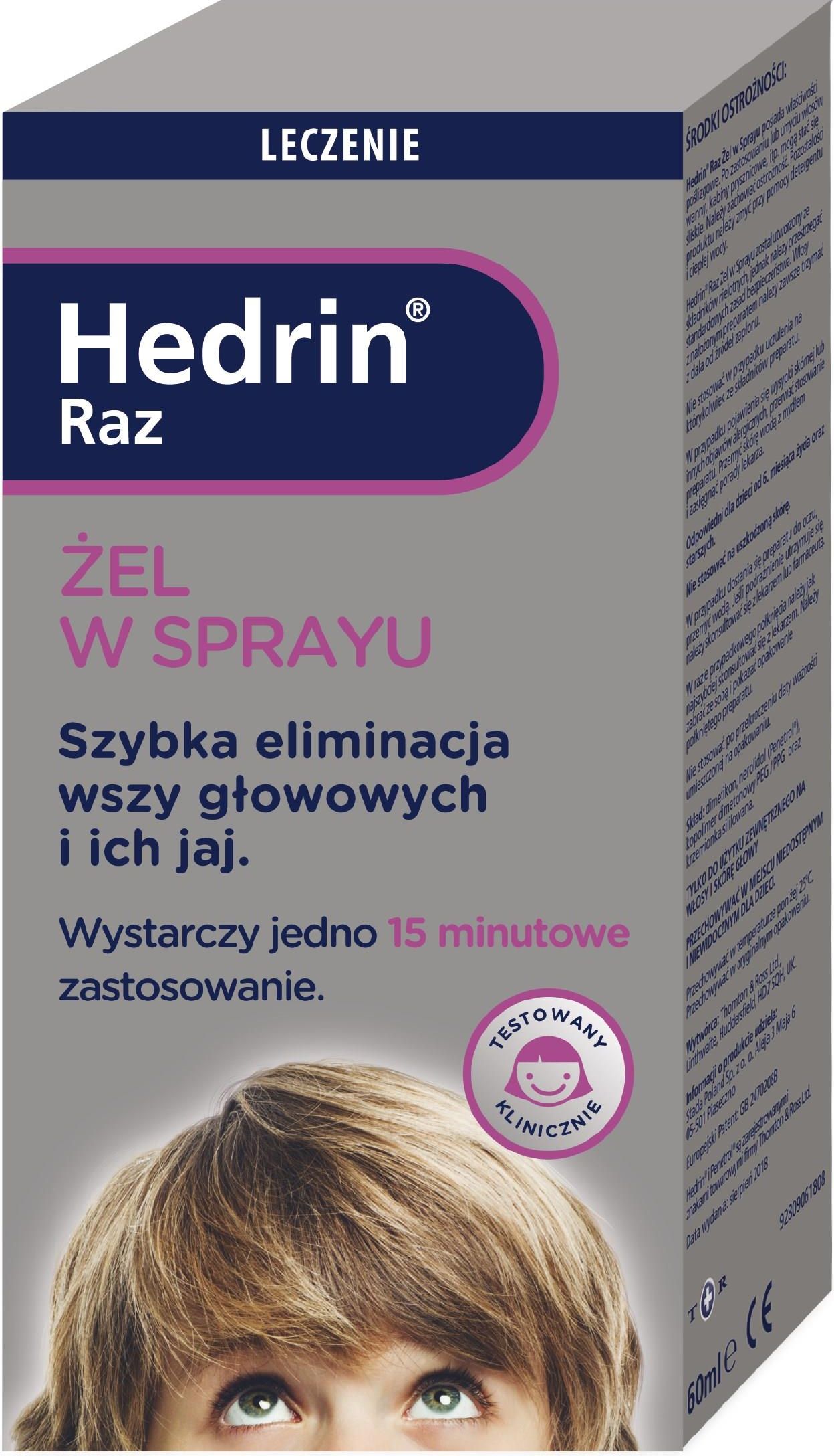 szampon hedrin na raz