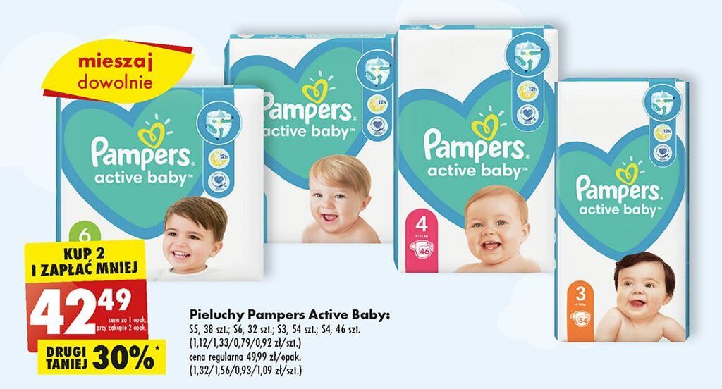 pampers biedronka 3