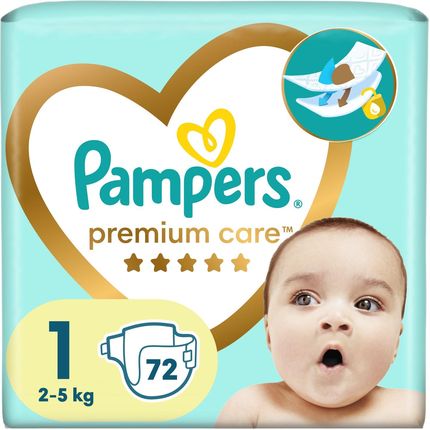 pampers premium care 1 newborn 22 szt 2-5kg