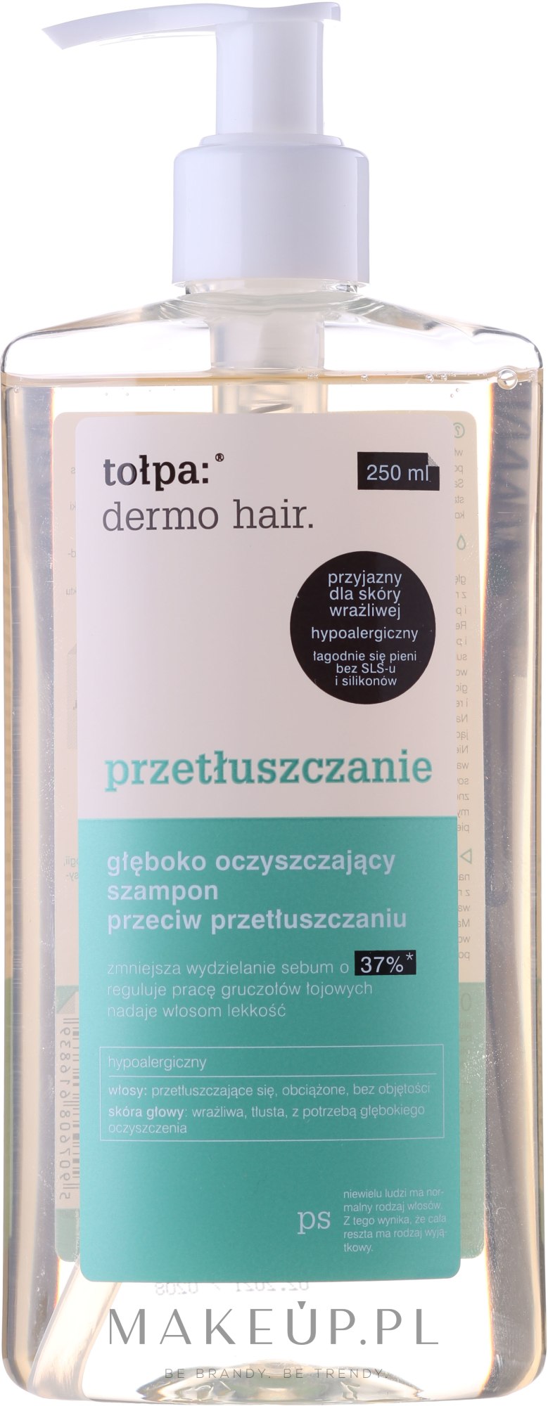 tołpa dermo hair szampon nawilżający kojący wizaz