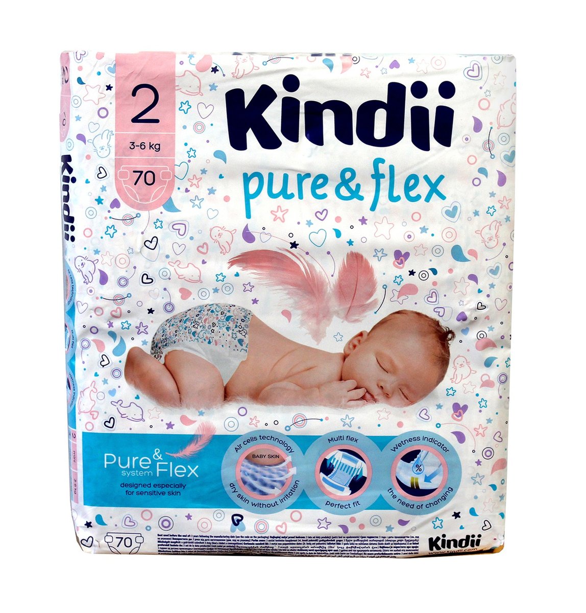 kindii pure&flex pieluchy maxi rozmiar 4