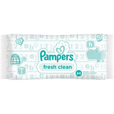 pampers chusteczki nawilżające fresh clean 64 szt