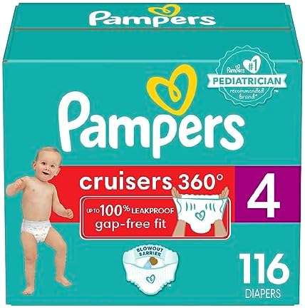 duzy karton pampersow pampers 4