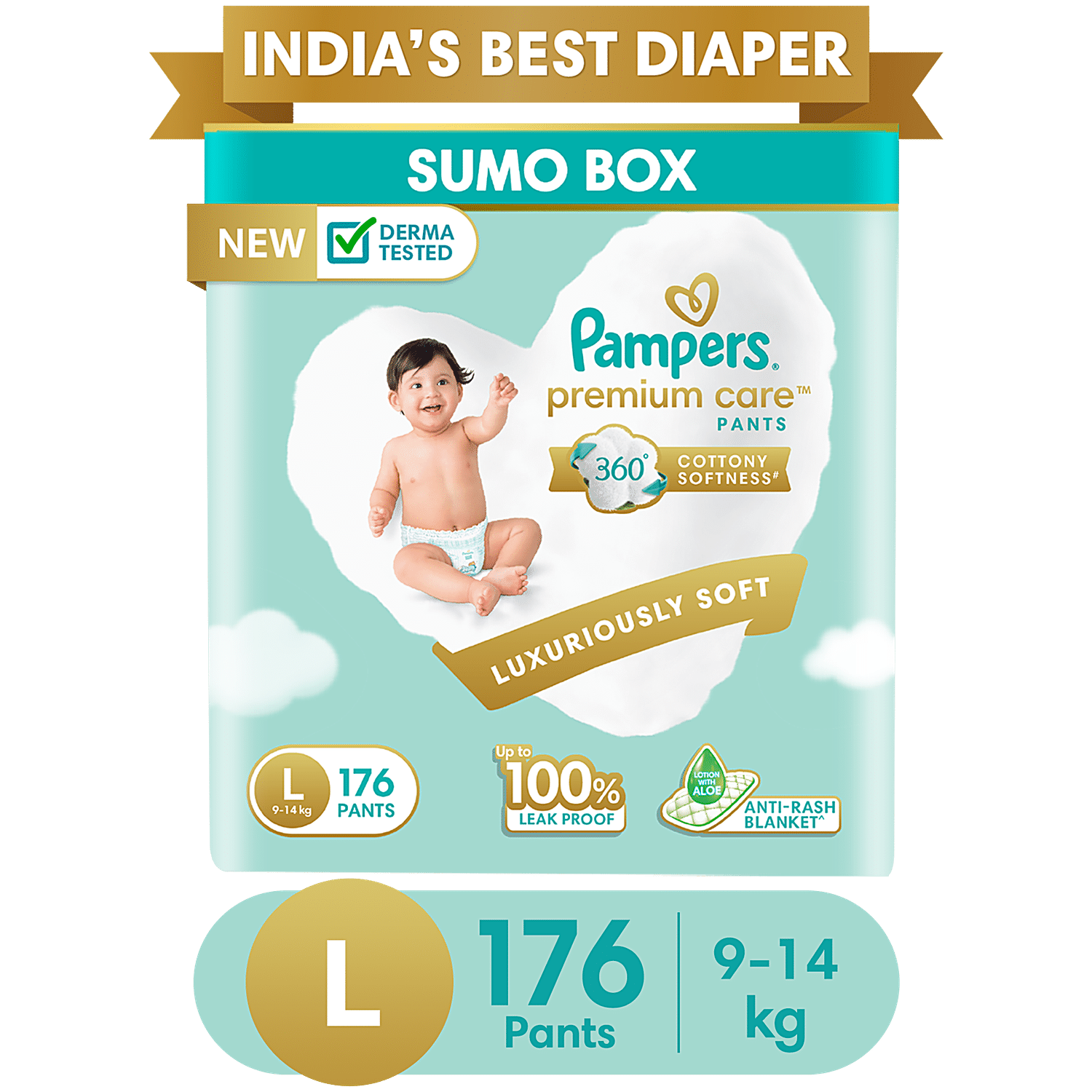 pampers premium care 176 szt