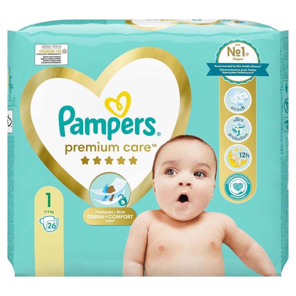 pampers premium care pieluchy jednorazowe rozmiar 2 mini 96 szt