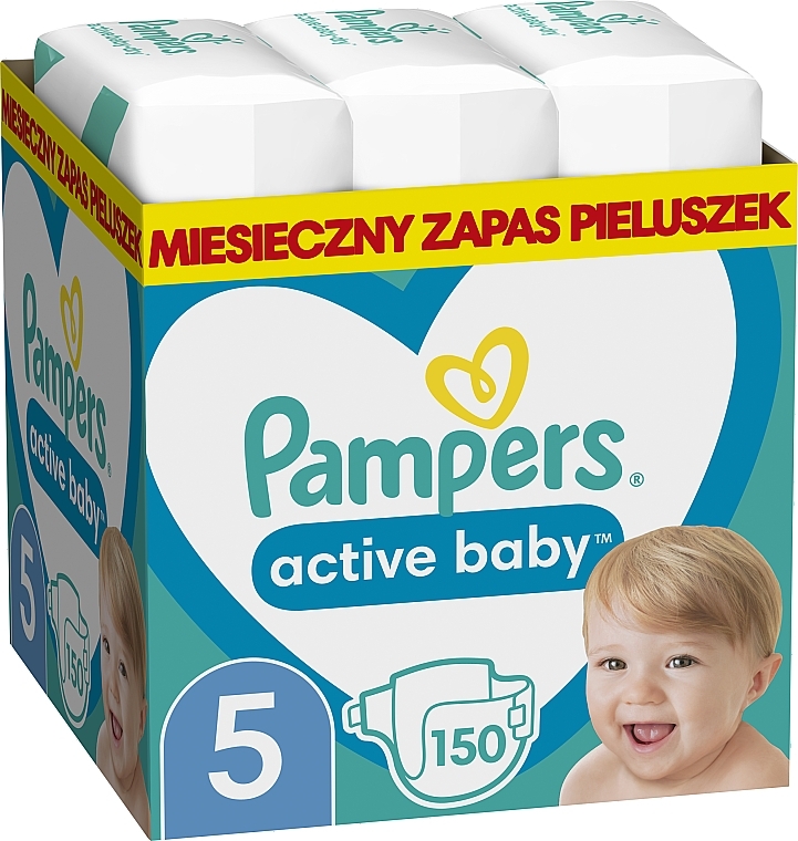 pampers baby active 5 150