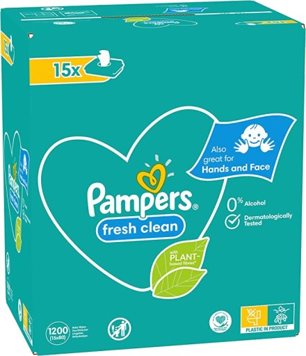 pampers mokre chusteczki