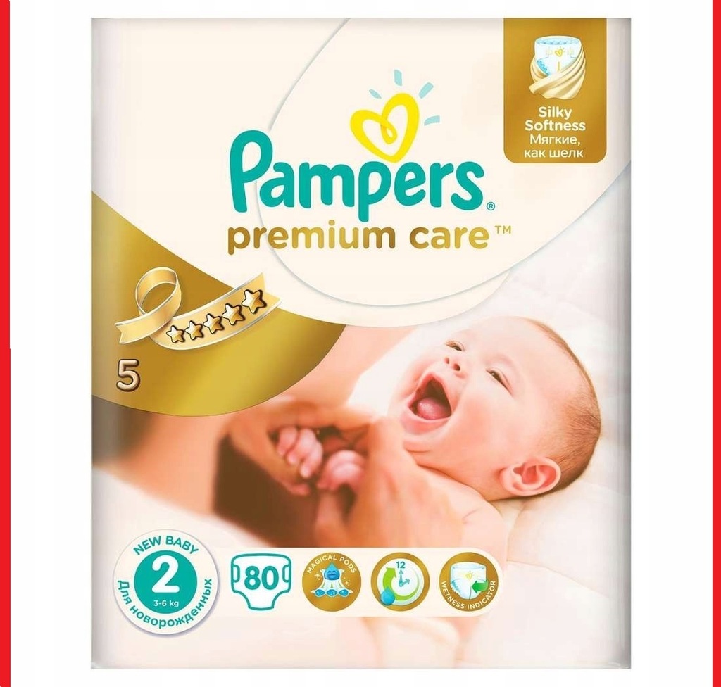 pampers premium 2 80szt cena