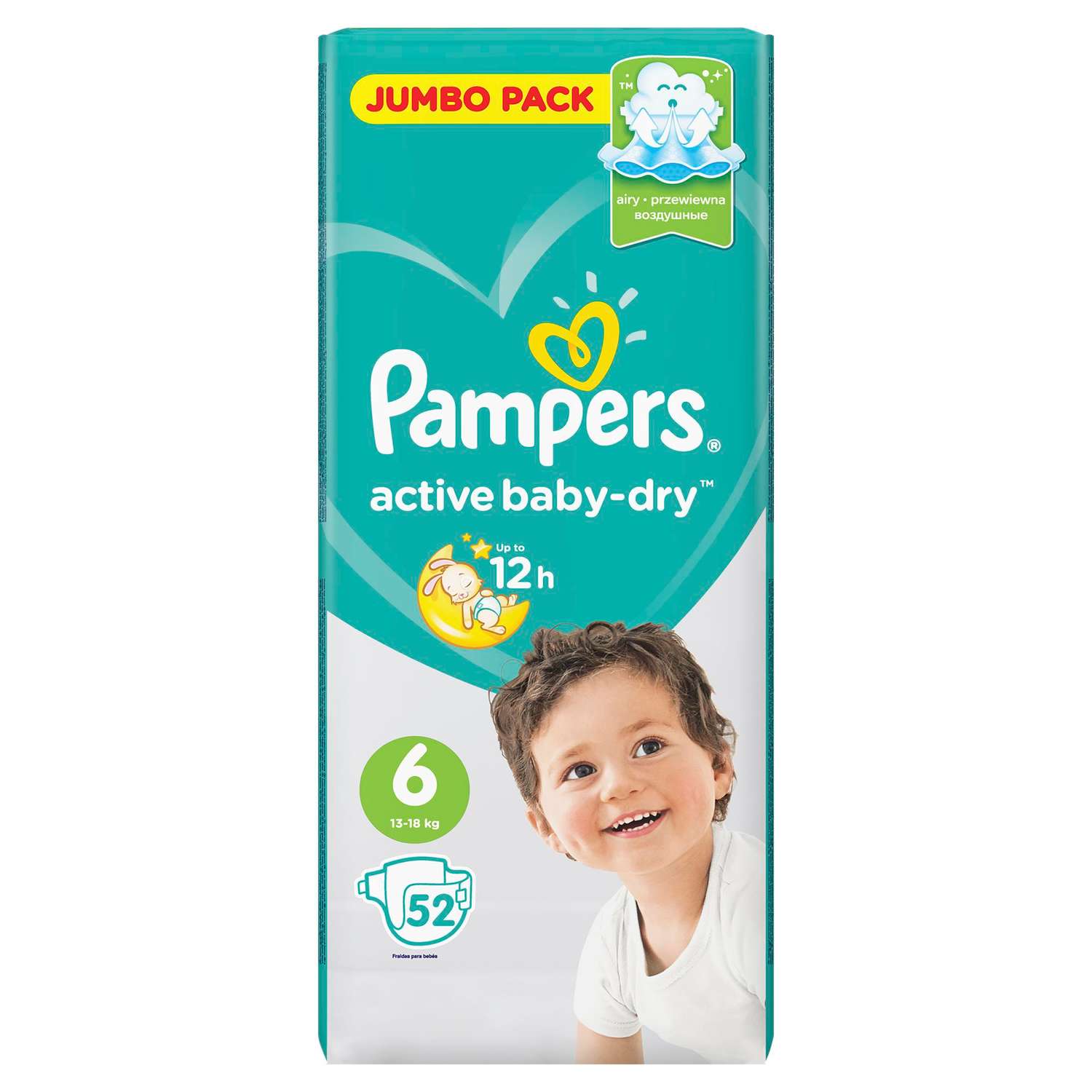 pampers active baby dry 6 cena