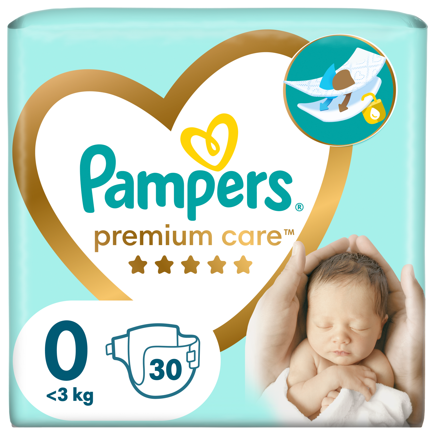 pampers premium care 0 do 3 kg