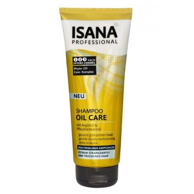 isana professional szampon do włosów zniszczonych i suchych oil care