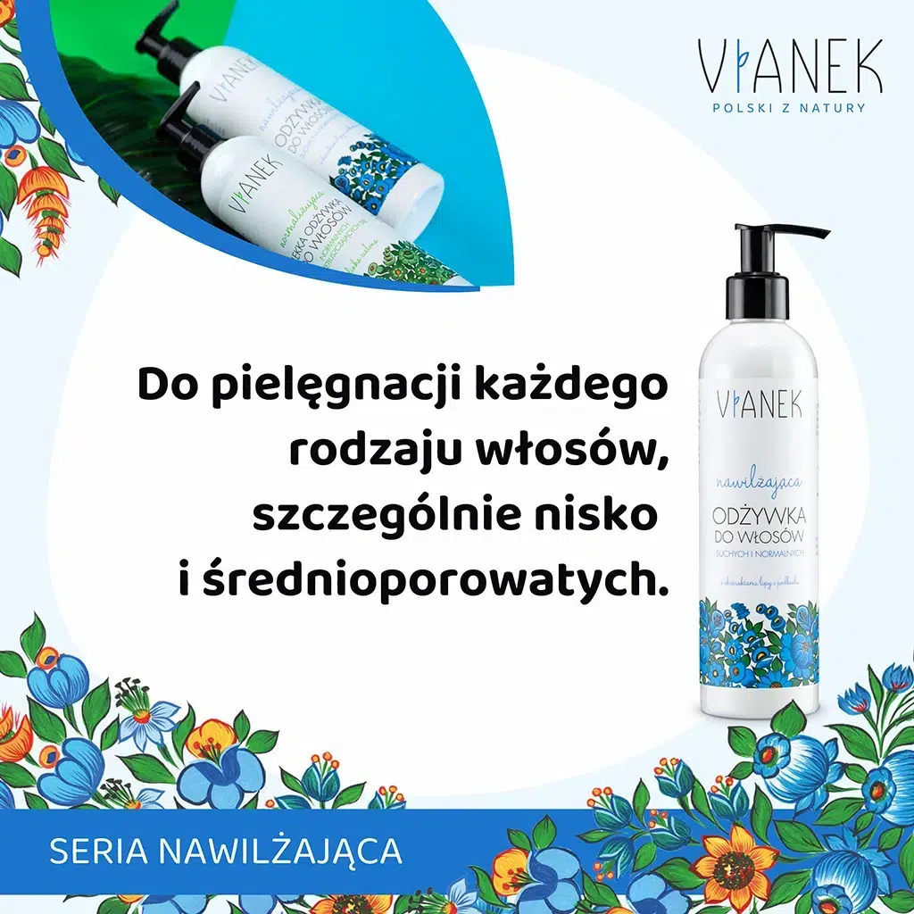 vianek nawilżająca odżywka do włosów 250ml