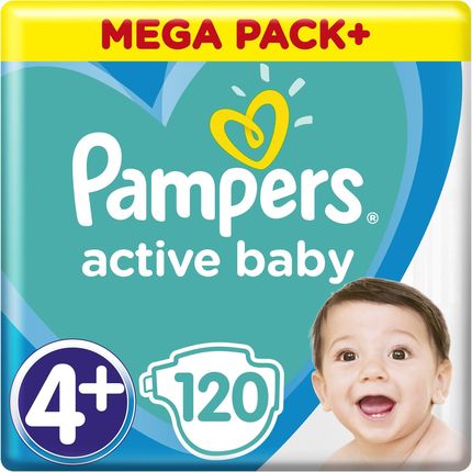 pampers active baby 4+ waga