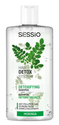 sessio szampon detox z ekstraktem z moringa