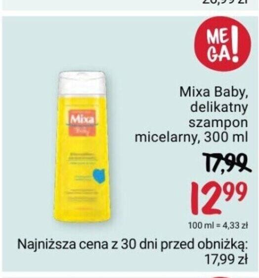 mixa szampon micelarny rossmann