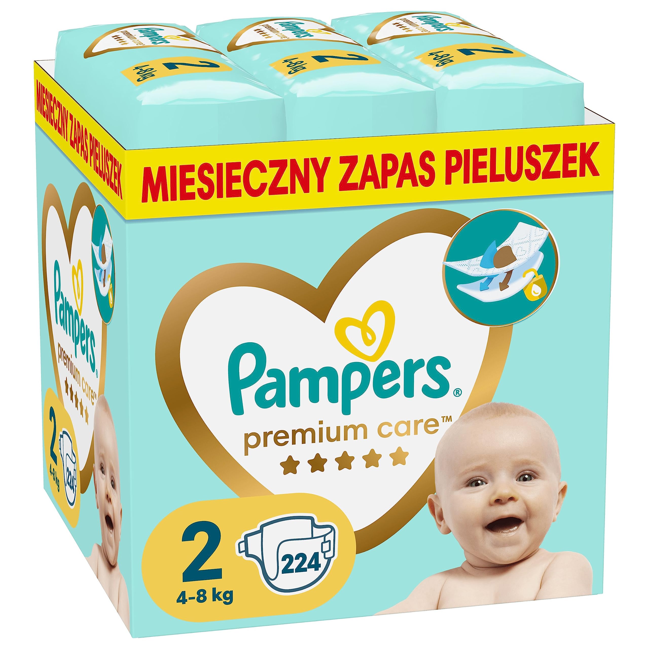 pampers premium care skłąd