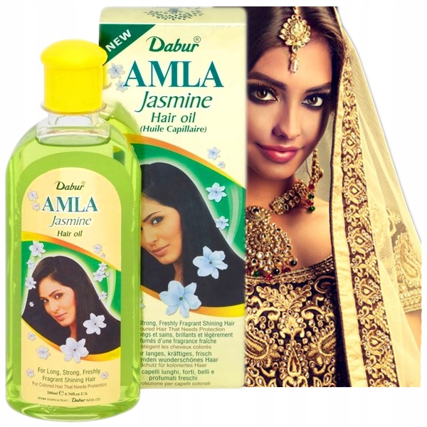 olejek amla jasmine do włosów jasnych 200ml dabur