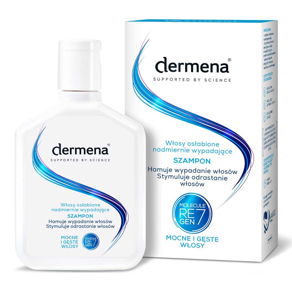 dermena szampon do włosów osłabionych nadmiernie wypadających z molekułą regen7