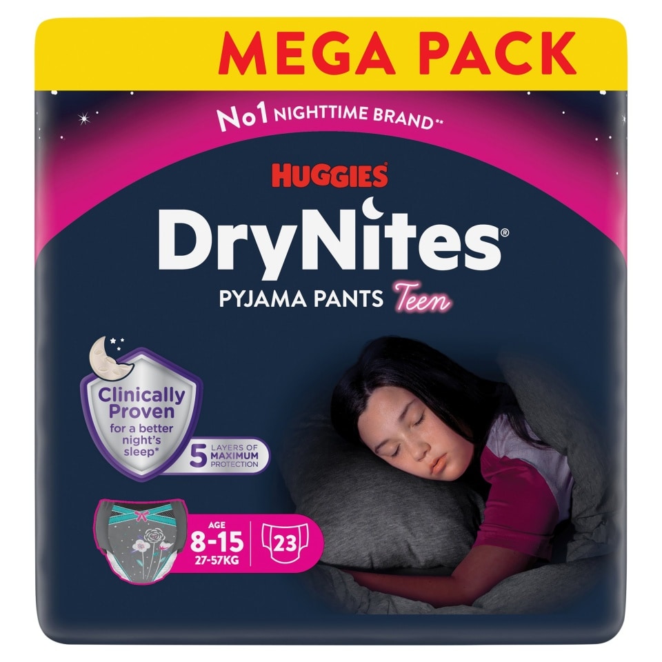 huggie drynites pampers pyjama