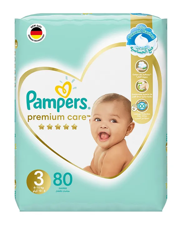 pampers 3 80 szt