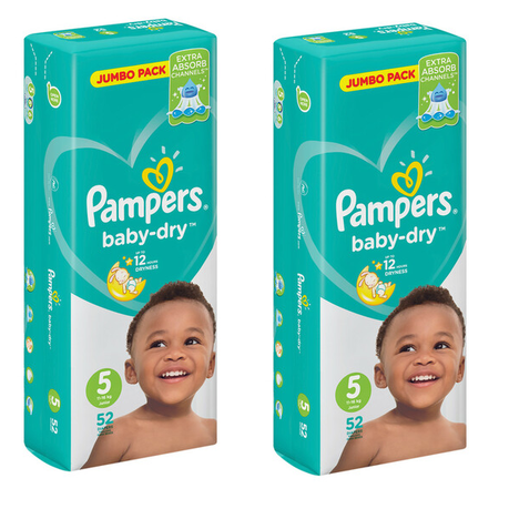 pampers jumbo pack size 5